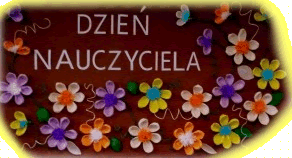 Tablica z napisem dzień nauczyciela